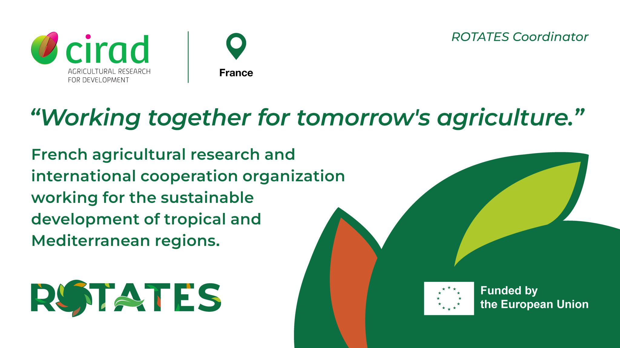 Spotlight on our Coordinator: CIRAD